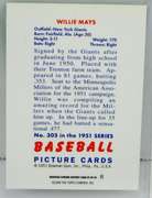 Willie Mays 1998 Topps Reprint Baseball Card