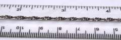 Vintage Sterling Silver Rope Chain Necklace