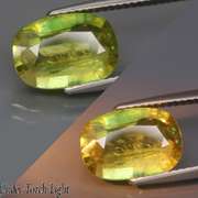 Dazzling 3.21ct rainbow spark untreated Sphene