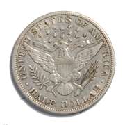 1909 S Barber Half Dollar