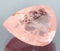 Huge! Bubblegum pink 10.45ct UNHEATED pink Morganite pear