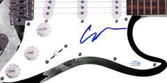 Slipknot Corey Taylor Autographed Signed Graphics Photo Guitar ACOA
