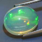 Glowing! 3.68ct full cover multi-pattern Jelly Opal