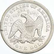1872 Seated Liberty Dollar
