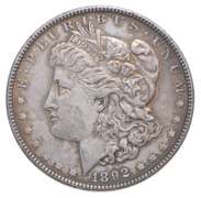 1892 Morgan Silver Dollar