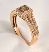 Contemporary chocolate Diamond Ring