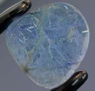 Flat Rose Cut! 12.66ct violet blue Tanzanite