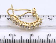 Sterling Silver Cubic Zirconia Earrings