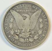 Ultra Rare 1889-CC Morgan Silver Dollar. King of the 'CC's