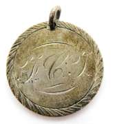 1883 Silver Coin Love Token
