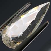 Remarkable 5.99ct high fire platinum blonde Beryl