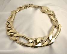 Exceptionally Heavy Man's Sterling Bracelet
