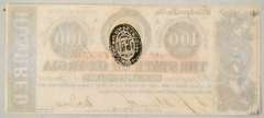 Confederate States Bold Jan 2 1863 $ 100 State of Georgia Note