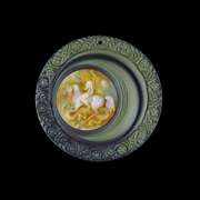 Stunning 145ct Mother of Pearl carving
