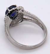 Sterling Silver Blue Gemstone Ring