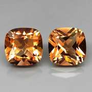 Regal 7.46ct Imperial Topaz Pair