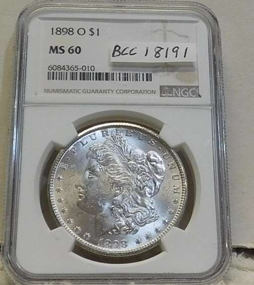 1898-O Morgan Dol NGC MS-60