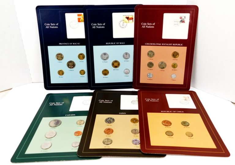 6 Coins of All Nations Collector Sets