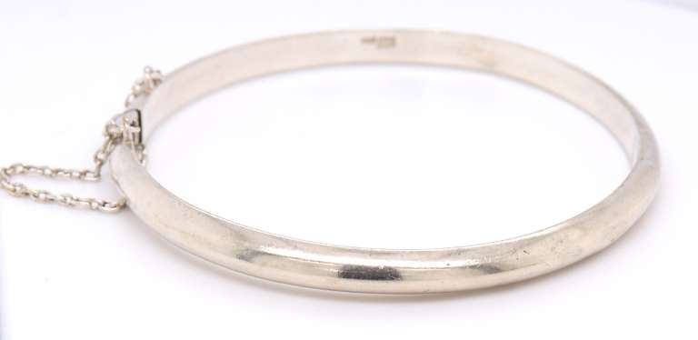 Vintage 925 Sterling Silver Bangle Bracelet
