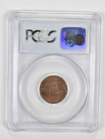 MS63 1980-P Jefferson Nickel - Mint Error Stuck On 1C Planchet - PCGS