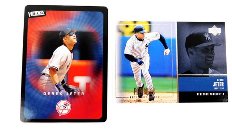 2 Derek Jeter Baseball Cards