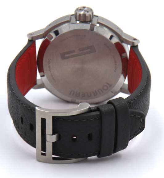 Tourneue TNY Series 44mm GMT Automatic Black Dial Watch