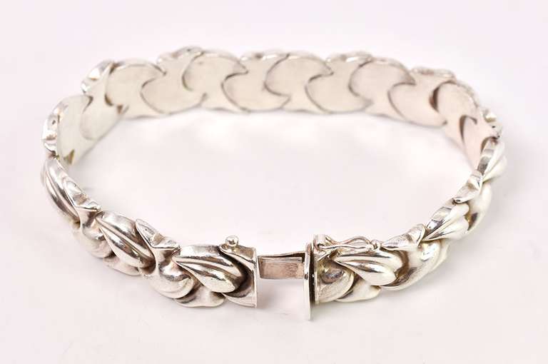 Fancy Link Sterling Silver Bracelet