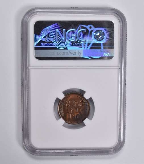 MS64 BN 1919 Lincoln Wheat Cent NGC