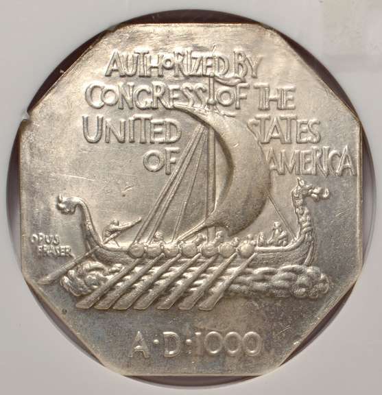 1925 Norse Commemorative Medal Thin NGC MS63
