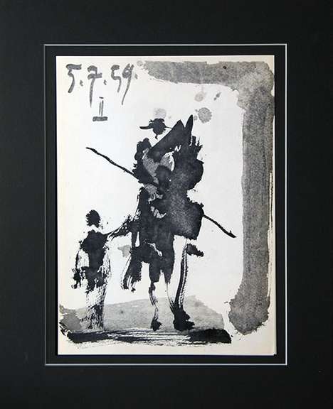 Vintage Pablo Picasso Lithograph Circa 1961