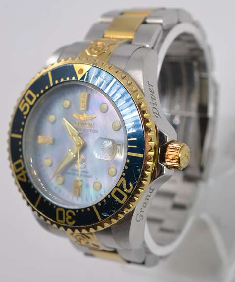Invicta Mother-Of-Pearl Dial, Pre-Owned.
