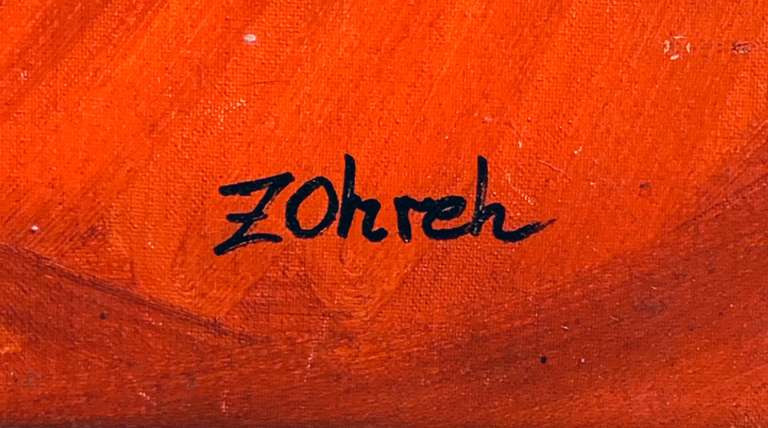 Zohreh Khaleghi "Flamenco Dancer" Original Oil on Canvas