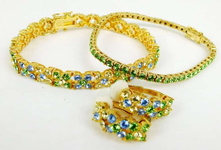 Collection of Joan Rivers Crystal Jewelry