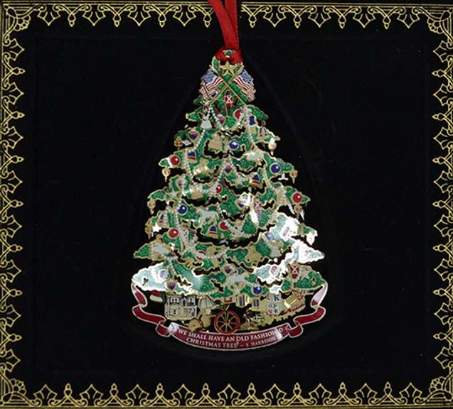 Elegant Collection of Five Christmas Ornaments by the White House Historical Association.