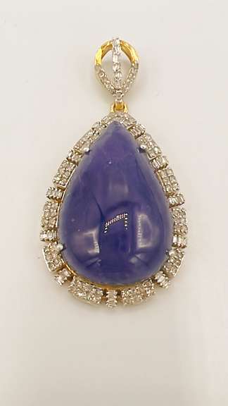 Tanzanite & Diamond Pendant