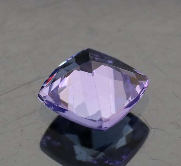 High fire 1.14ct cushion cut Tanzanite