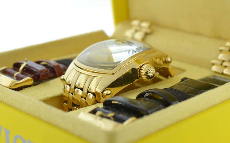 Invicta Skeleton Dial Mechanical Watch, Pre-Owned Like New In Box.