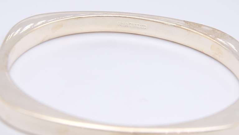 Vintage 925 Sterling Silver Bangle Bracelet