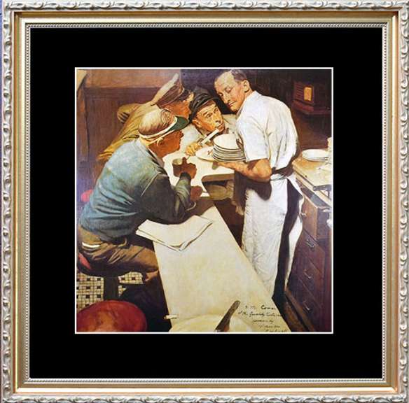 Norman Rockwell, Listening For The Invasion Of D-Day