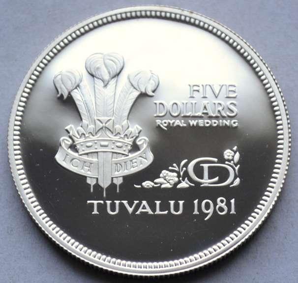 1981 East Carribean Territories Royal Wedding Crown Ten Dollar