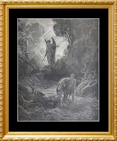 Gustav Dore, The Expulsion from the Garden