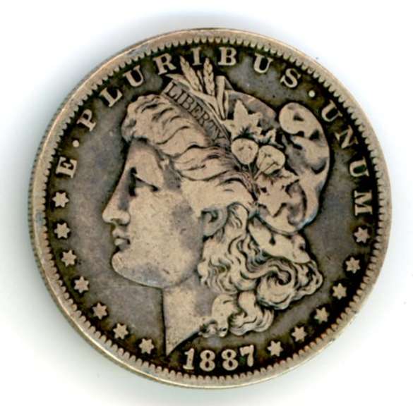 1887-O Morgan Silver Dollar