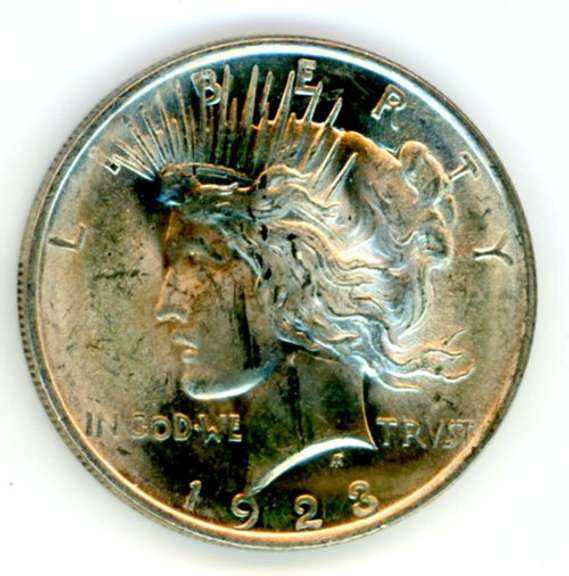 1923 Peace Silver Dollar