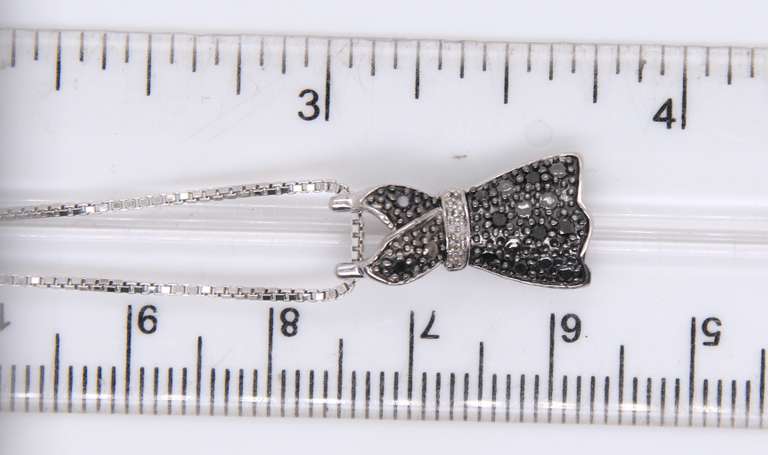 925 Sterling Silver Crystal Dress Pendant on Box Chain Necklace
