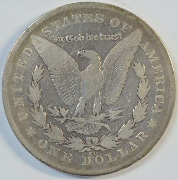 Key date 1880-CC Morgan Silver Dollar (Reverse of 1878)