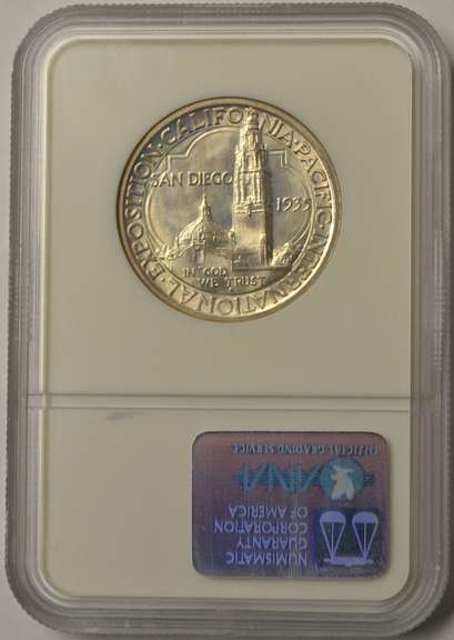 1935-S San Diego Commemorative Half Dollar NGC MS65