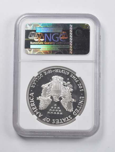 PF69 UCAM 1991-S American Silver Eagle Signed Jones NGC