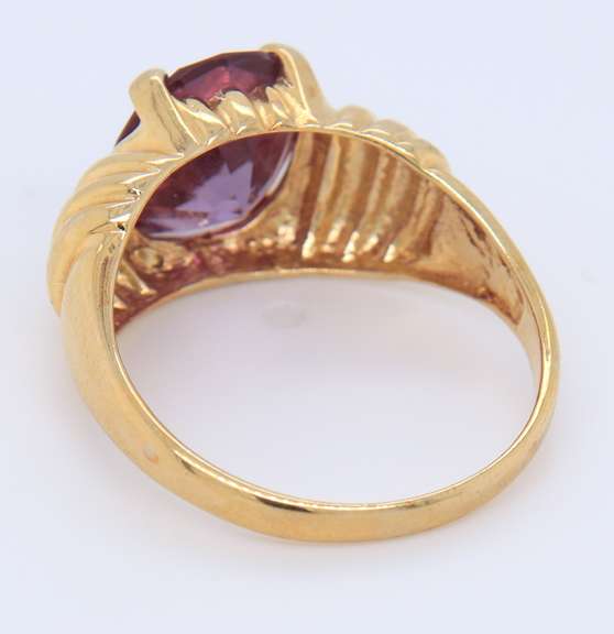 925 Sterling Silver Amethyst Ring