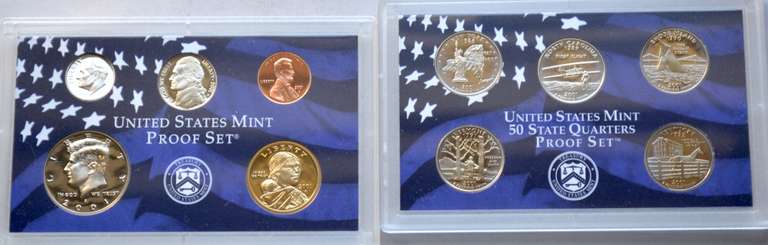 1994-5 2001-2 US Proof Sets