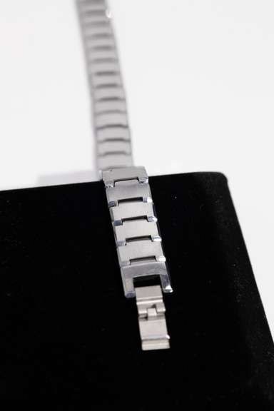 12mm Tungsten Carbide Bracelet Mirror Finish 9 Inch